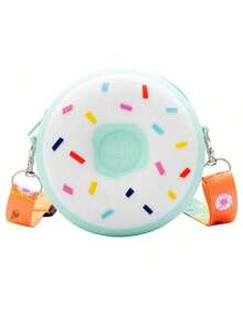 Cute Donut-Shaped Wallet, Perfect For Birthday Gifts, Christmas Presents And Party Favors - Multicolor - View 6