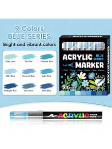 Nhà sản xuất bút dạ chuyên nghiệp Flysea Hệ thống mực miễn phí mới 9 màu/bộ với nhiều bộ màu khác nhau Ra mắt mới Chất lượng tốt hơn Cảm giác viết tốt nhất Đặc biệt dành cho họa sĩ chuyên nghiệp - Nhiều màu - Xem 14