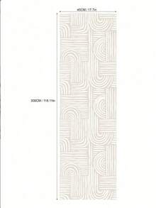 17.7 Inches * 6.5/9.8 Feet * 1pc Classic Stripe Rope Texture Peel And Stick Wallpaper, Waterproof Removable, Wall Stickers, Home Decor, Wall Art, Wall Decor, Room Decor - Beige - View 2