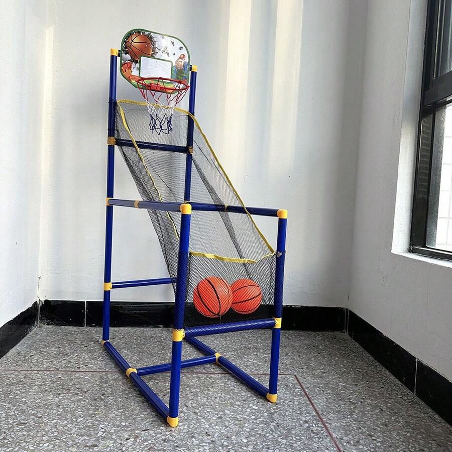 Fun Arcade Basketball Game Set - Suitable For Indoor/Outdoor Play, Comes With Air Pump And Basketball, Easy Installation, Ideal For Holiday And Birthday Gifts