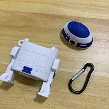 Star Wars Robot Bluetooth Wireless Earphone Protective Case, Suitable For 2nd Generation, 1st/2nd Generation Universal Bluetooth Earphones, Creative 3D Silicone Material