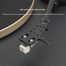 JBL SPINNER BT vinyl record player, music waltz wireless Bluetooth turntable player, turntable player, vinyl player, black gold Spinner BT vinyl player - 黑色 - 查看 11