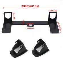 Universal Mount Base Car SUV Autos Safety Seat Belt Bracket Latch - Black - View 2