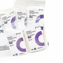 1pc Thick Transparent High-Clear Photo Sleeve, Korean Style Purple Popcorn Card Holder - Multicolor - View 5