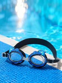 1pc Youth Swimming Goggles, Soft Silicone Frame Anti-Leak, Anti-Fog Clear Lens, Swimming Goggles - Multicolor - View 8