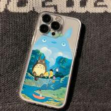 Cute Cartoon Phone S25 S24 S23 S22 S21 S20 FE Note20 Note10 Plus Ultra Lite 5G Soft TPU--Totoros Cover.Accessories. - T-TM241014J3 - 查看 12