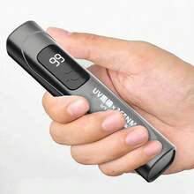 365nm紫外线手电筒，可调焦黑光灯，USB充电式紫外线手电筒，用于宠物尿液检测和固化照明 - 如圖所示 - 查看 8