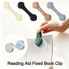 Magnetic Leather Bookmark Double-Sided Magnetic Buckle Refrigerator Stickers Notebook Book Markers Page Divider Staionery Supplies - Multicolor - View 1