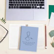 BearCake Blue Nursing Student Future Nurse Doctor  Graduation Student Gifts,Nurse Stethoscope  Doctor Notebook Journal, Hardcover Spiral Notebook 5.5x8.3,White-Annotation-Neverstopblue - 白色註釋-永不停歇的藍色 - 查看 4