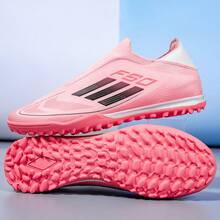 Men's Football/Soccer Shoes, Professional Lightweight Low-Top Training Sneakers, Suitable For Both Men And Women - Pink - View 3