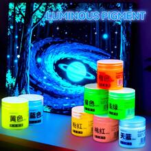 Bộ 8 màu, 20ml/60ml, sơn phát quang độ bão hòa cao, chống thấm nước và bền lâu, dùng để trang trí DIY trên đá, gỗ, vải bố và nhiều chất liệu khác, dụng cụ nghệ thuật cao cấp cho cả trong nhà và ngoài trời. - Một cỡ - Xem 6