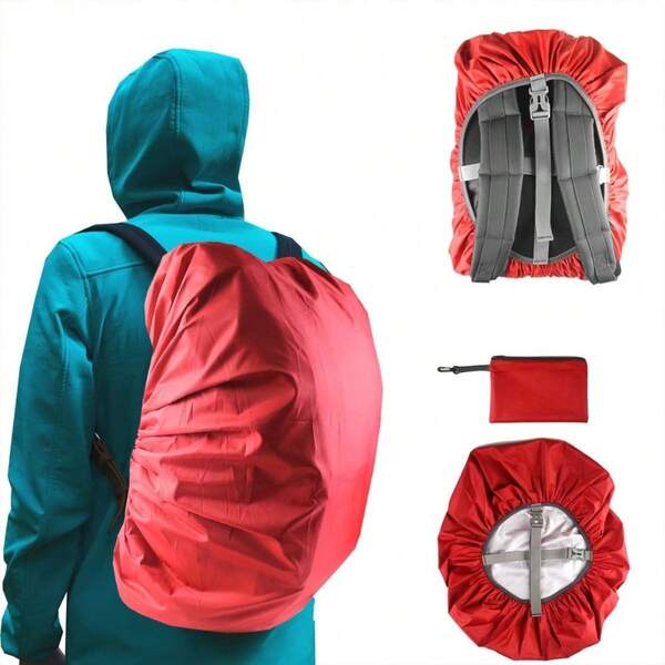 Frelaxy Waterproof Backpack Rain Cover, 10000mm Waterproof Level, Upgraded Ultra-Strong Multilayer Structure, Antislip Cross Buckle Strap, Ultralight Compact Portable, For Hiking, Camping, Traveling