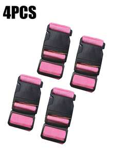 1pc Adjustable Multi-Purpose Luggage Strap, Vibrant One-Piece Luggage Belt Without Lock, Outdoor Travel Binding Straps, Easy-To-Use PP Buckle, Convenient Storage And Carry, Suitable For Carefree Travel And Anti-Theft, Can Be Used For Luggage, Tents, Moisture Proof Mats, Backpacks, Travel Gear, Quilts, Yoga Mats, Waist Belts, Slimming Waist Belts, Household Binding, Etc. Bag For School School Accessories School Stuff - Multicolor - View 36