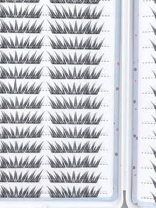 LIMEIKAI 16对自然纤薄轻盈蓝色水滴形假睫毛，浓密型 - D - 查看 11