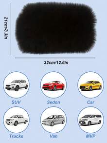 Plush Velvet Armrest Cover Pad – Soft Velvet Center Console Pad For Car SUV Truck, Universal Fit Warm Winter Interior Cushion, Non-Slip Polyester Console Seat Box Protector,Luxurious Faux Fur Armrest Pads,Comfortable Center Console Support And Stylish Interior Upgrades - 紫色 - 查看 10