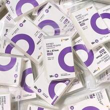 1pc Thick Transparent High-Clear Photo Sleeve, Korean Style Purple Popcorn Card Holder - Multicolor - View 2