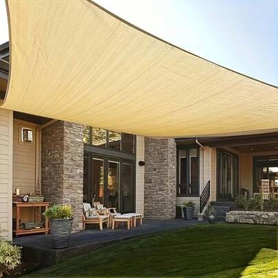 High-Density Polyethylene Sunshade Net: 90% Efficient Shading, Ultra-Dense Weaving For Breathability And Sun Protection. This Product Is The First Choice For Plant Sunshade Nets And Also An Excellent Outdoor Sunshade Net. It Can Easily Build Privacy Fence Screens To Protect Your Gazebo, Garden And Pet House.