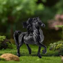 Classic American Clydesdale Horse Movable Model - Mustang Ranch Animal, Cognitive Desktop Decor, Gift Decor, Realistic Wild Animal, Gift Horse, Commemorative Gift, Home Desktop Decor