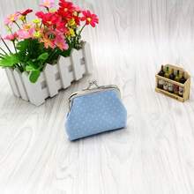 1PC Solid Color Soft Small Coin Purse With Matte Texture And No Unnecessary Decoration, Featuring A Button Opening And Closing Design And Coin Card Slots For Layered Storage. Durable, Durable, Versatile, Versatile, And High-End In Various Styles - 黑色 - 查看 2