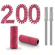 The 200pcs Ultra-Fine Sanding Ring Comes With 2 Sanding Shafts. It Is Used For Nail Sanding, Dead Skin Cleaning, Nail Surface Removal, And Nail Glue And Jewelry Removal. It Is For Single Use Only, Clean And Hygienic. It Is Suitable For Nail Salons And Nail Salons To Use When Removing Nails And Sanding Dead Skin For Customers. It Is The Best Nail Tool For Diy Nail Art