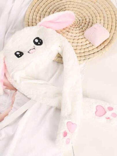 Chapéu com orelhas de coelho super estiloso Com luz. As orelhas de coelho se mexem h281 Com luz