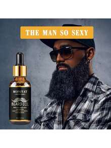 30ml Aceite Con Biotina Y Cafeína Para Crecimiento De Barba - Marrón - Ver 7