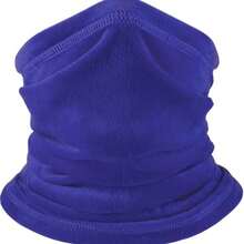 Fleece Neck Warmer - Windproof Winter Neck Gaiter Face Mask, Unisex - Multicolor - View 10