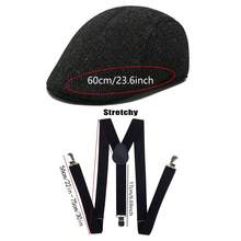 D EXCEED 2/3/4/5/9 件 1920 年代男士配饰 大佬盖茨比贝雷帽 帽子 咆哮的 1920 年代男士服装配饰