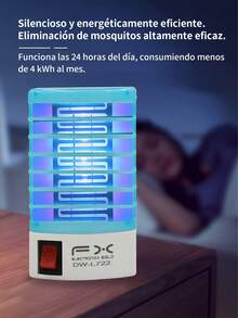 4 piezas Lámpara Portátil Automática para Matar Mosquitos con Atracción UV, Matamoscas en Tiempo Real, Funcionamiento a Bajo Voltaje para Hogar, Oficina, Viajes,Dispositivo Compacto Repelente de Insectos (110 Enchufe)Lampara para matar mosquitos E Insectos , LAMPARA EFECTIVA PARA MOSQUITOS , SE CONECTA DIRECTO A LA LUZ. - Multicolor (4 piezas) - Ver 6