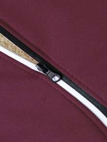 Men's Thermal Heated Winter Jacket – Windproof Insulated Coat For Hiking, Snow & Extreme Cold - Red - View 4