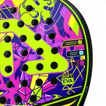 ABELHA 新款碳纤维板式球拍，团队运动短柄壁球拍，户外运动板式网球拍，带收纳背包的板式网球装备 - 綠色 - 1件 - 查看 7