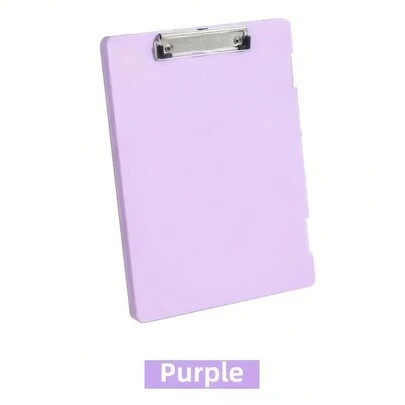 1 pieza Caja de almacenamiento de archivos morada - Bisagra de abrazadera de metal, compacta para oficina en el hogar para almacenamiento de papel y fotos