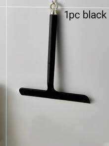 1pc Powerful Silicone Glass Squeegee, Anti-Slip Grip, Wear-Resistant And Durable, Compact And Miniature, Ergonomic Handle, Multi-Functional Glass Cleaning Tool, Suitable For Household Bathrooms And Car Glass Use, Window Cleaning Tool