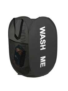 Foldable Mesh Laundry Basket With Carrying Handles, Large Side Pocket For Children's Room, Student Dorm, Caravan, Cruise Ship, Gray Closet Organizer, College Dorm Essentials, Clothes Organizer, Storage Organizer, Laundry Bag, Washing Machine Bag, For Dirty And Clean Clothes, Bras, Bedroom Accessories, Closet Organization And Storage Garment Bag Waterproof Bag Storage Bags Clothes Storage Clothes Bag Packing Cubes Travel Essentials Travel Organizer - Multicolor - View 8