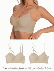 女士露背无肩带文胸，夏季无缝文胸，新娘文胸，新娘内衣，3种肩带可选，透气，肩带可调节，轻盈舒适，适合婚礼、正式礼服、吊带裙，A/B罩杯 - 摩卡棕 - 查看 11