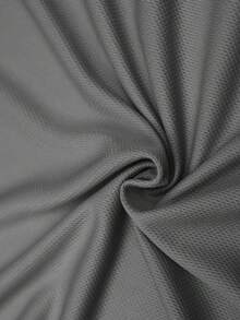 2pcs/Set Plus Size Men's Casual Polo Shirt With Collar & Drawstring Shorts Set, Fashion Exquisite Knight Horse Print Pattern, Suitable For Summer Daily Wear, Comfortable Breathable Sportswear