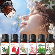 10ml Essential Oils Parfum Home Perfume Jasmine,Grapefruit,Lemon,Peppermint,Magnolia,Musk,Eucalyptus,Tea Tree,Strawberry,Lotus For Diffusers,Candles Making,Soaps,Car Aromatherapy,Spa Oil,Aromatherapy,House Freshener-Home & Living / Home Decor / Home Fragrance Products Bestfriend Gifts Gift For Woman - Multicolor - View 2
