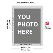 5D DIY Diamond Painting Kit - Custom Photo Your Own Picture,DIY Diamond Painting Is A New Type Of Craft Art With Special Diamond Painting Technology,Full Diamond Design - Multicolor - View 17