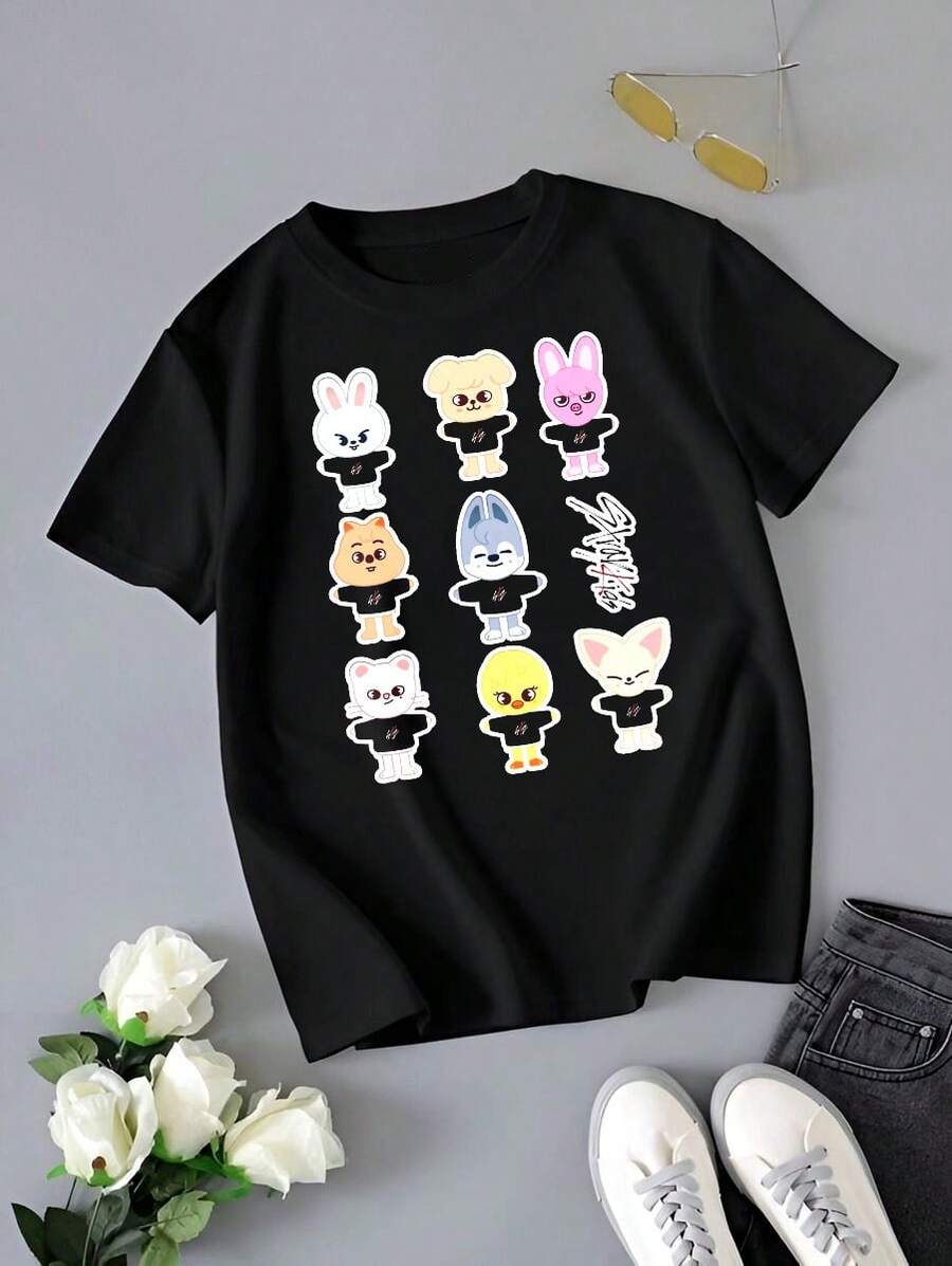 SKZOO Skz Classic T-Shirt - 黑色 - 查看 1