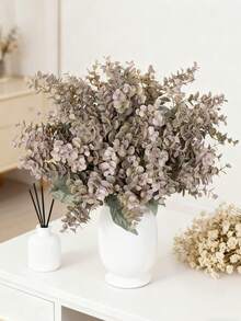 1/80 قطعة ، طول 12.99 بوصة ، باقة أوراق دائرية اصطناعية ، باقة نباتات مزيفة ، زهور اصطناعية ، مركز زهور مزيف ، مناسب لباقة زفاف DIY ، حفلة ، منزل ، غرفة المعيشة ، المطبخ ، الحديقة ، الفندق ، المكتب ، إكليل DIY ، هدية ، ديكور طاولة ، ديكور عيد الميلاد ، ديكور داخلي / خارجي ، زهور بلاستيكية مزيفة بالجملة لديكور المزهريات ، ديكور منزلي ريفي ، زفاف بوهيمي - أرجواني فاتح - مشاهدة 4