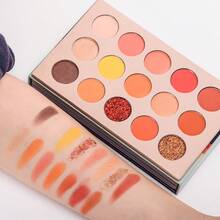 beauty glazed Set Palet Eyeshadow 3-in-1 - Matte, Shimmer, Tahan Lama, Pigmentasi Tinggi, Tahan Air, Eyeshadow Berwarna, Bedak Kontur, Highlighter - MultiWarna - View 10