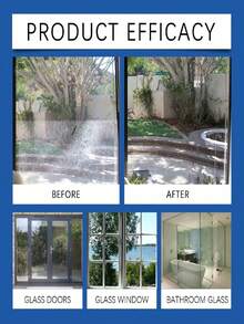 JAYSUING 家用玻璃清洁剂，温和去除污垢不留水渍，轻松擦拭玻璃使其光洁如新，快速干燥且不留痕迹，提高玻璃透明度。 - 彩色 - 查看 9