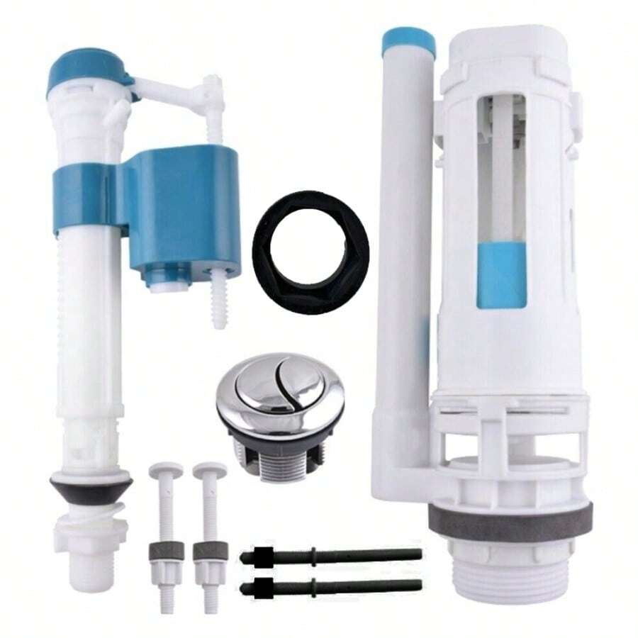 Universal Cistern Repair Kit - Toilet Dual Push Flush System 280mm - White - View 1
