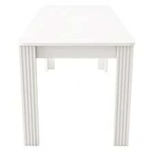 Home Office Desks - White + Particle Board - View 10