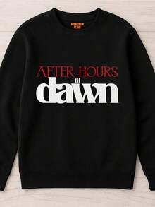 Sweatshirt  After Hours Til Dawn Tour After Hours Dawn FM A (2) - Black - View 1