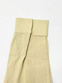 1 pieza Camisa de botones de lino transpirable para hombres, diseño de mangas convertibles, tallas desde XS hasta XXXL, adecuada para uso diario, viajes a la playa, cafeterías al aire libre, excursiones de fin de semana y días laborales casuales, otoño