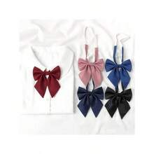 Women's Classic School Uniform Adjustable Colorful Bow Tie Suitable For School Ceremonies Restaurants Festivals Parties Valentine's Day - A - 查看 1
