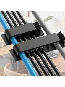 Eight Hole Single (Conventional Adhesive) Wire Fixing Clip - Self-Adhesive Wire Organizer