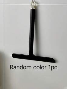 1pc Powerful Silicone Glass Squeegee, Anti-Slip Grip, Wear-Resistant And Durable, Compact And Miniature, Ergonomic Handle, Multi-Functional Glass Cleaning Tool, Suitable For Household Bathrooms And Car Glass Use, Window Cleaning Tool