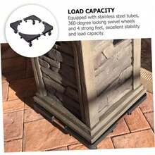 Adjustable Stainless Steel Expandable Storage Rack For Washing Machine And Fridge Movable Trolley Base Wheels For Kitchen And Laundry - default - View 6